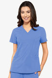 8434 DOUBLE V NECK TOP